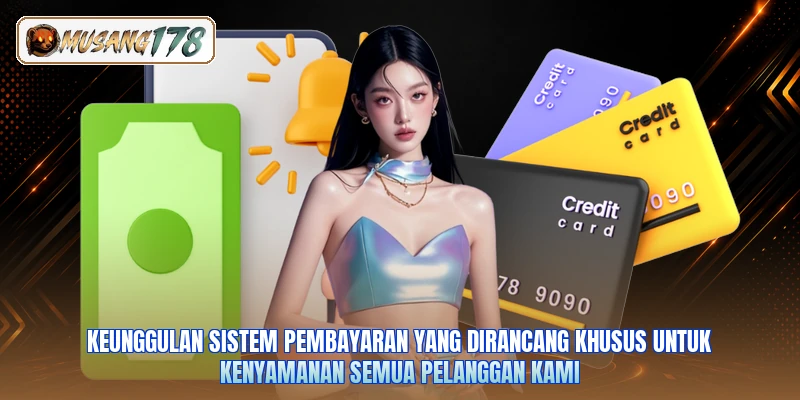 Keunggulan sistem pembayaran yang dirancang khusus untuk kenyamanan semua pelanggan kami