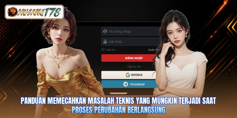Panduan memecahkan masalah teknis yang mungkin terjadi saat proses perubahan berlangsung